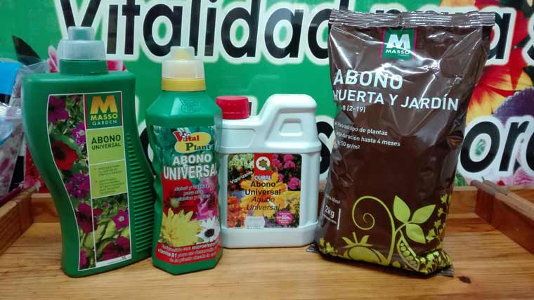 Abono universal para huerta y jardín