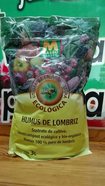 Humus de lombriz natural